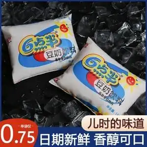六点半豆奶袋装