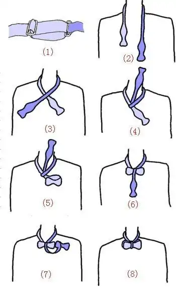 蝴蝶领结蝶形领结系法图解超具体
