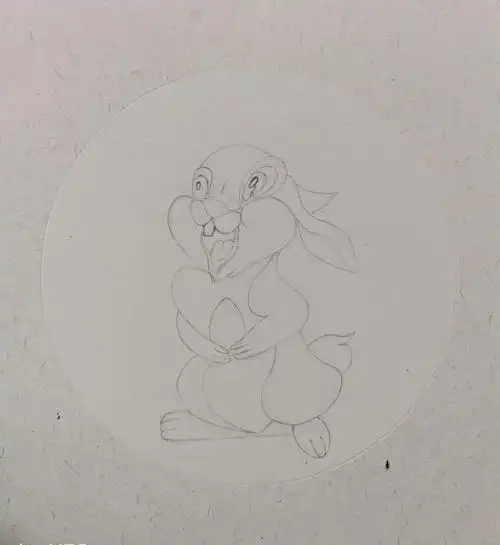 露门牙的兔儿爷