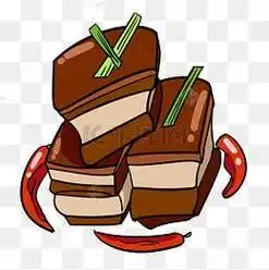 红烧肉简笔画 红烧肉简笔画图片大全