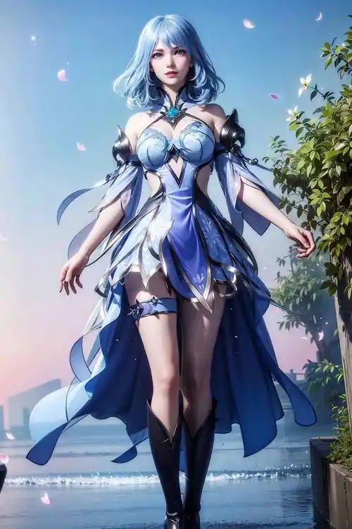 斗罗大陆:水冰儿美女壁纸来了,颜值丝毫不逊色于小舞,第三张太漂亮了