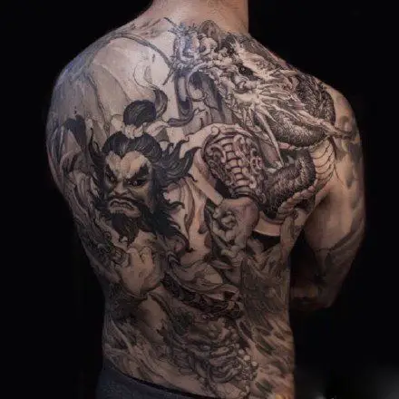 张飞纹身含义寓意忌讳讲究手稿推荐