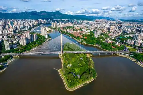 中国福建省福州市城市风光