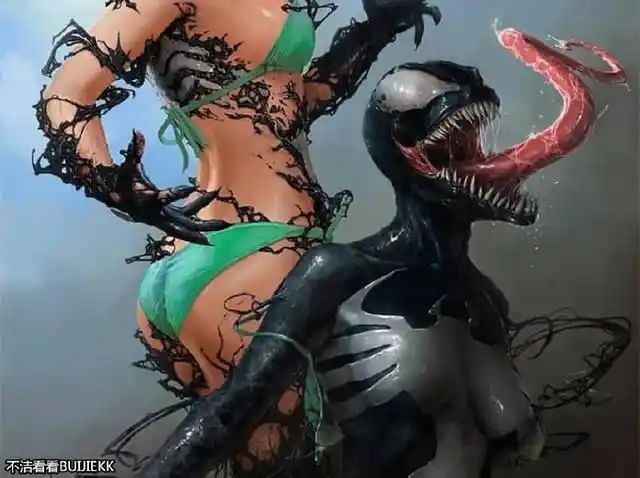 分享4张女版"毒液"概念图,遇到这样的尤物你会逃吗?_手机搜狐网