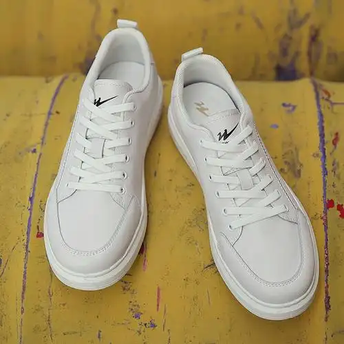 双星男鞋夏季潮鞋2021年新款透气真皮小白鞋男韩版休闲板鞋