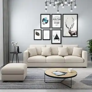 电脑沙发椅布艺小户型单人网红新款休闲小沙发2021新款布艺沙发组合