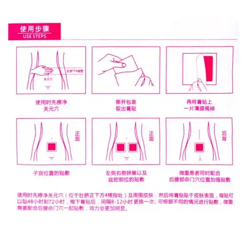 痛经贴暖宫贴艾草子宫卵巢保养排毒贴盆腔积液宫寒包块妇科膏药贴