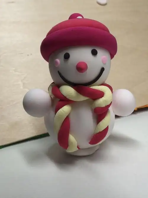 可爱的小雪人,适合和小朋友们一起做哦