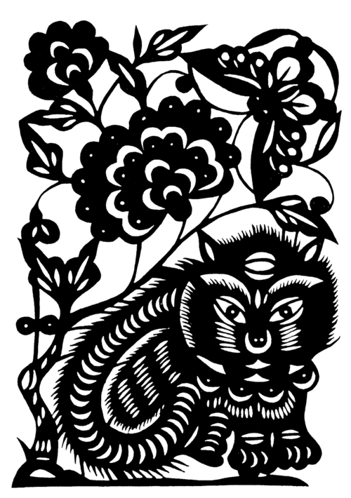 剪纸图案窗花300张图样