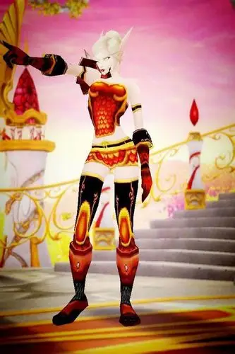魔兽世界 女血精灵 锁甲幻化 史上最漂亮的(个人认为)