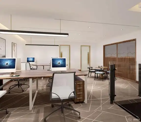 时尚现代风格办公室装修_众易居装修效果图大全