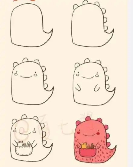 怪兽简笔画怪兽简笔画儿童画