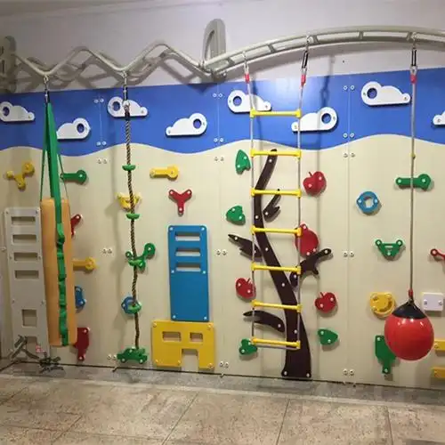 攀岩墙儿童家用室内家庭攀爬墙幼儿园攀爬架体能运动感统训练器材