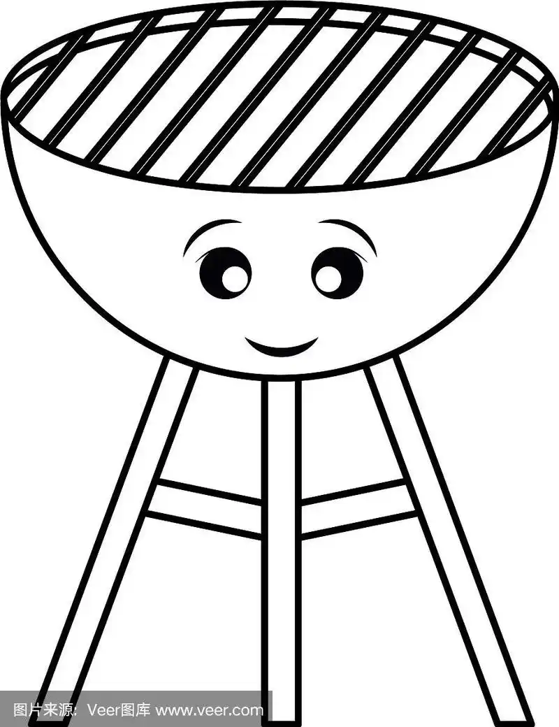 烧烤架图标形象