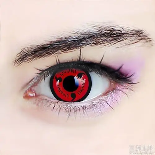 cosplay六芒星万花筒写轮眼美瞳彩色隐形眼镜 艺术片美瞳选款集合