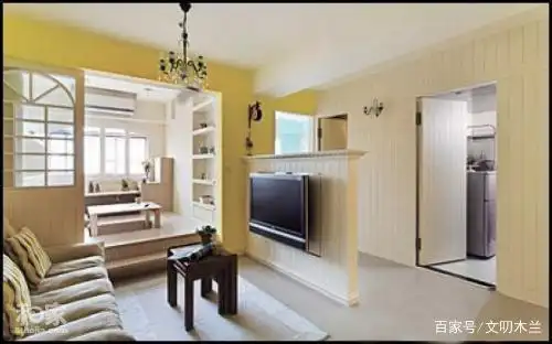 10款让你眼前一亮的矮墙电视背景墙设计