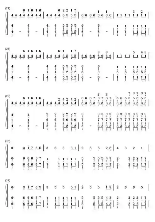 victory数字简谱乐谱