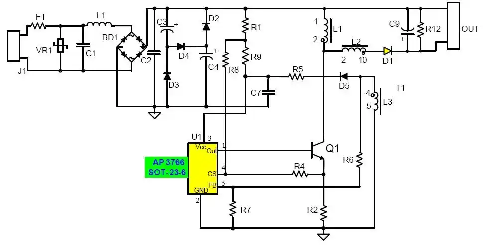 高功率因数非隔离led驱动电路电源技术