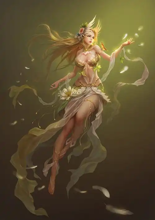 《女神联盟》传播种子的自然女神