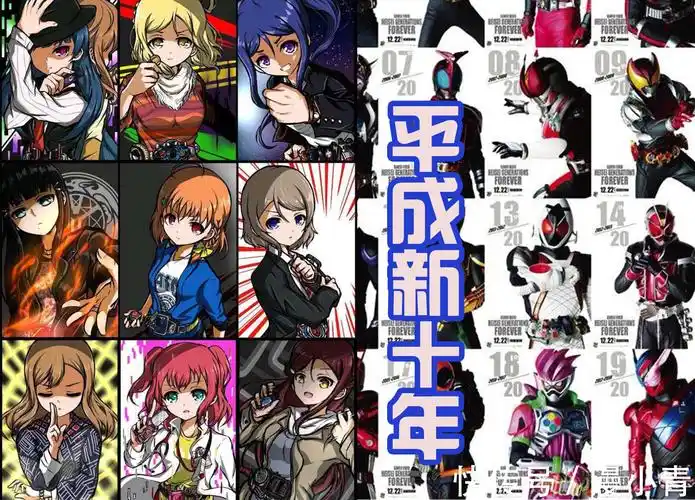 天道总司|22位假面骑士齐变身,他们要是都变成小姐姐,谁更吸引人?