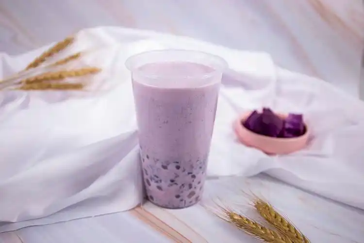 紫米波波茶的做法小兔奔跑奶茶教程