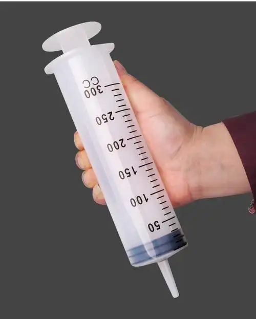 300ml大容量注射点胶针筒抽水吸油脂针管喂食打胶灌肠大口注射器