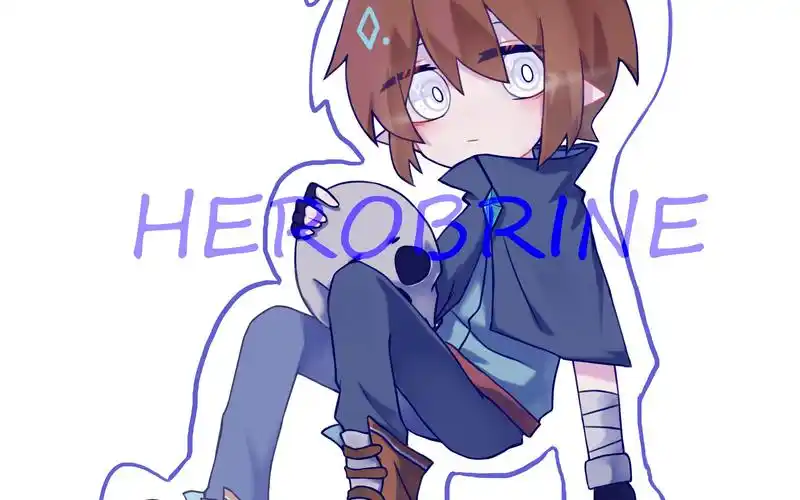 【板绘/minecraft同人】一只q版herobrine的绘画过程