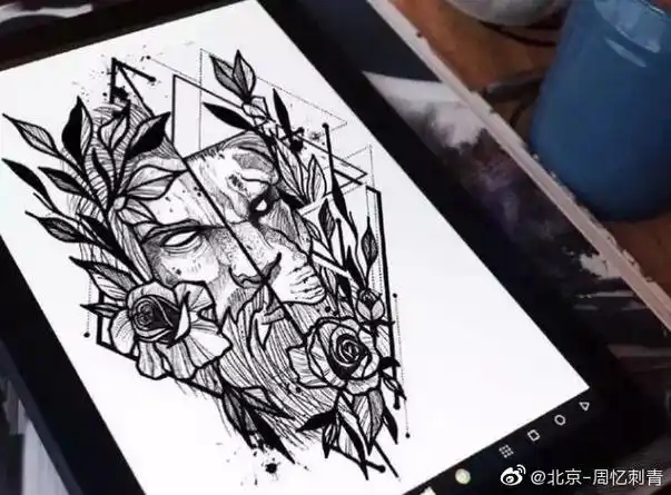 小臂纹身##纹身手稿分享##纹身素材