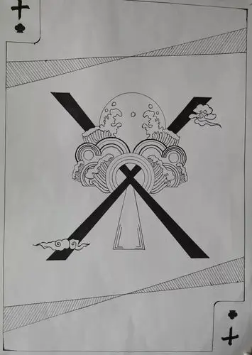 分割比例背面有近似构成,有暗部和亮部互补关系构图时用到角平分线