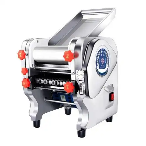 不锈钢全自动面条机电动家用压面机多功能揉面饺子皮馄饨皮mi高档