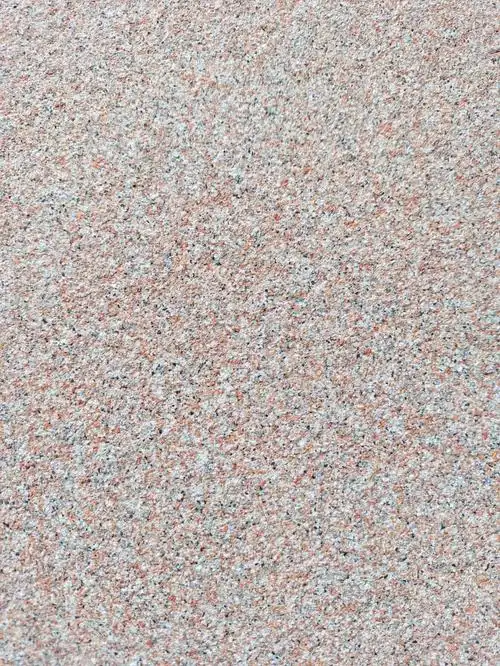 麻砂石特点:粒小,均匀,靓丽3,耐沾污麻砂石实际生产效果4,透气性能5