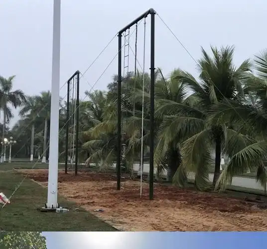 巅峰者summitperson室外爬绳爬杆爬软梯三位合一体能攀爬架攀登架爬杆