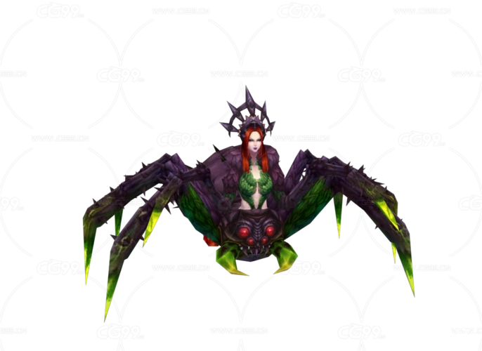 精品日式二次元动漫游戏蜘蛛精妖怪