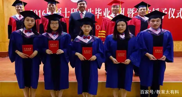 蓝色毕业服是什么学历