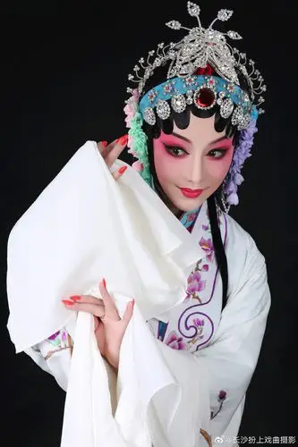 京剧旦角化妆京剧旦角人物影像这真是太漂亮了来自长沙京剧摄影