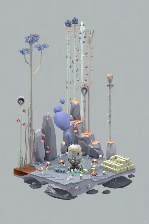 荷兰数字艺术家 erwin kho 3d插画作品 | zerbamine.nl