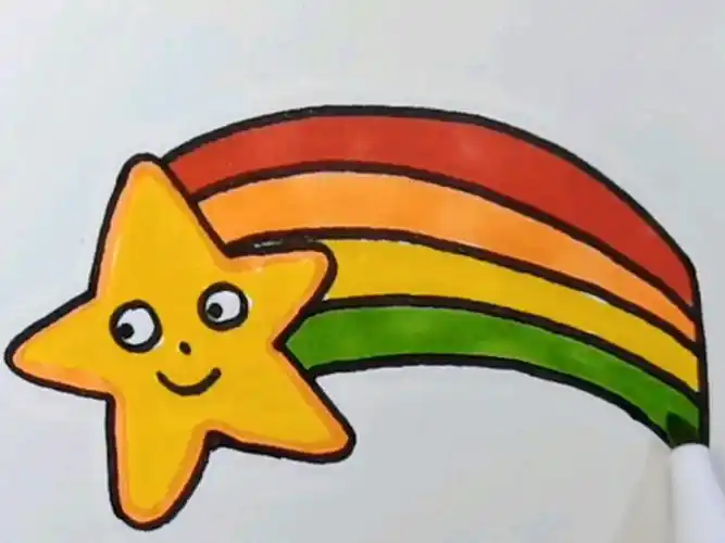 天气简笔画系列之流星