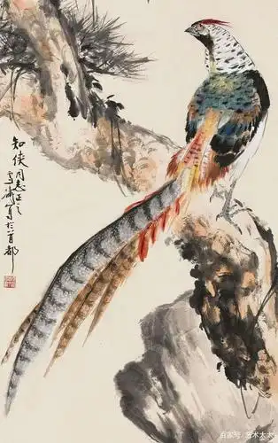 王雪涛 松荫锦鸡 成交价:257,600