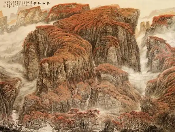 天地大美,雄强浑厚——京海墨韵合作画家陈克永山水画解读_作品