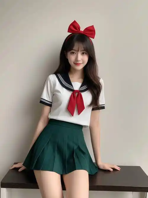 纯真笑颜映红蝶:jk少女的可爱日常