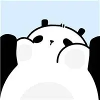 可爱萌宠手绘熊猫头像