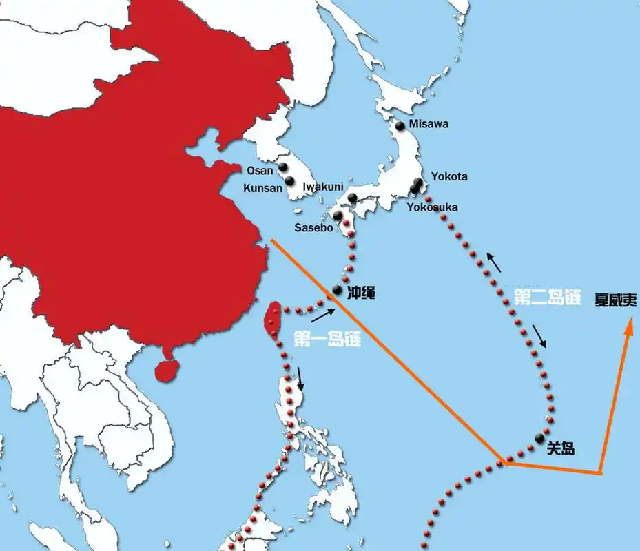 中国海军航母编队"山东舰"突破第一岛链,竟然一路狂奔都跑到第二岛链