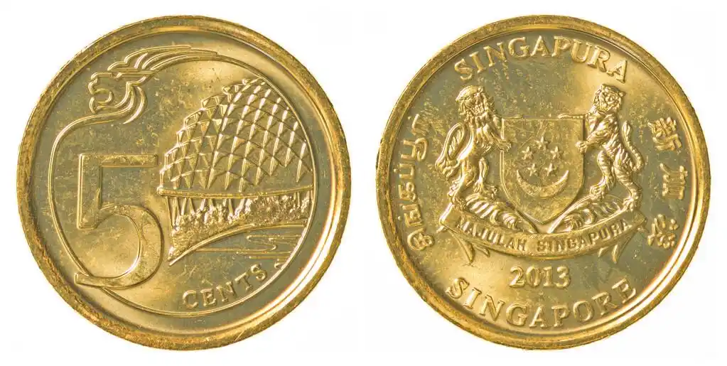 新加坡 5 美分硬币