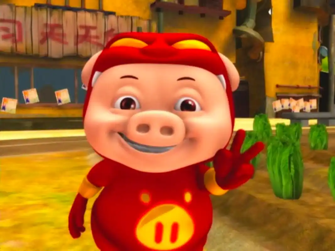 原创"猪猪侠三之勇闯未来城",武术与科技的较量,你看过吗?