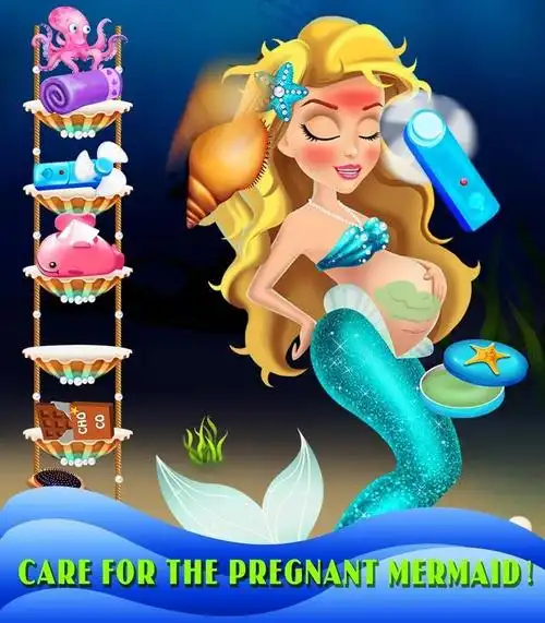 美人鱼公主新生宝宝