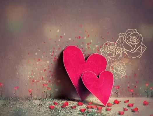 很有意境的心形高清素材