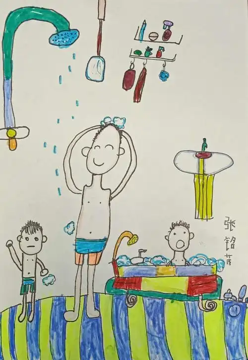 周四小芽班《我爱洗澡》