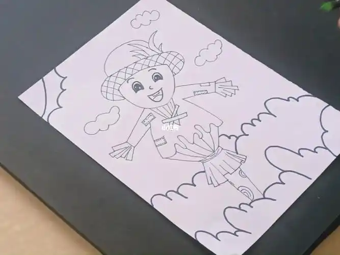 稻草人2儿童简笔画教学