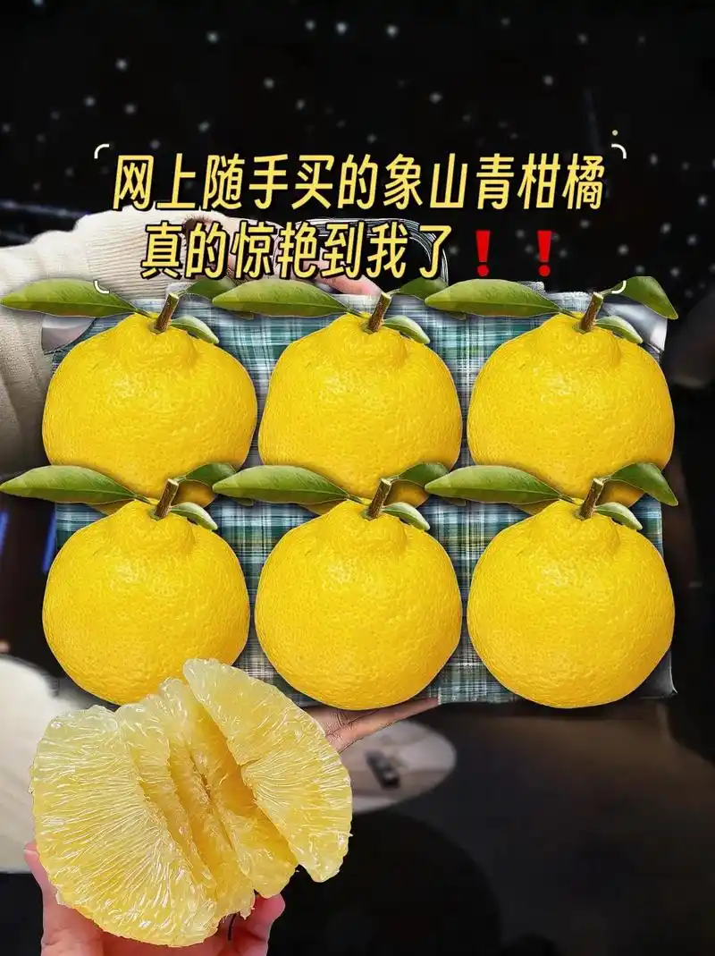 网上随手买的象山青柑橘,真的惊艳到我了!