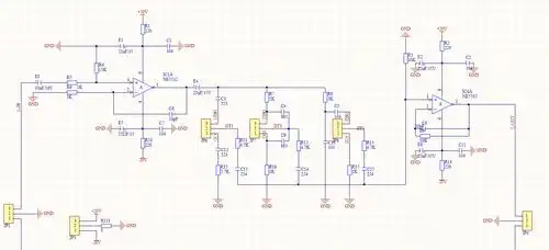 今天刚做的功放前级调音电路大家进来看看咯
